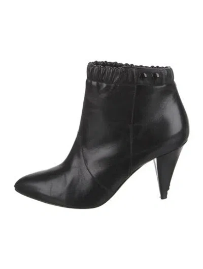 Pre-owned Celine Leather Boots In Black