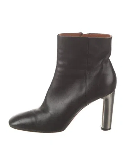 Pre-owned Celine Leather Boots In Black