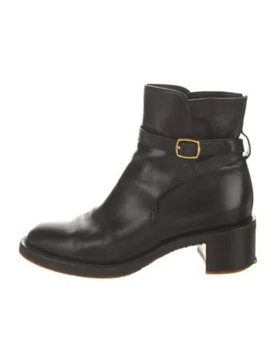 Pre-owned Celine Leather Boots In Black