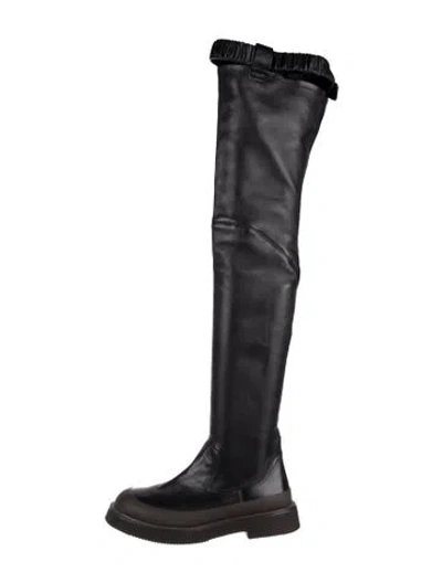 Pre-owned Celine Leather Boots In Black