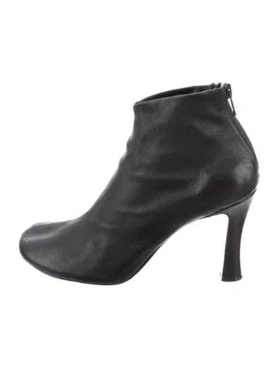 Pre-owned Celine Leather Boots In Black