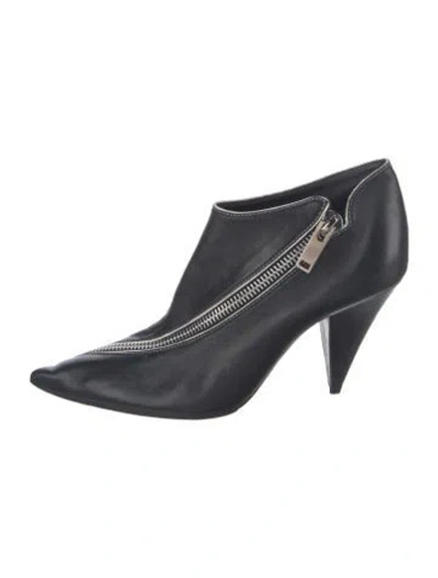 Pre-owned Celine Leather Boots In Black