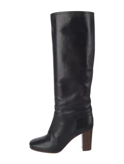 Pre-owned Celine Leather Boots In Black
