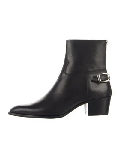 Pre-owned Celine Leather Boots In Black
