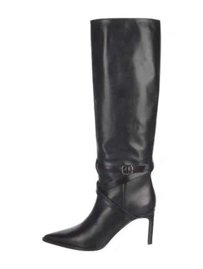 Pre-owned Celine Leather Boots In Black
