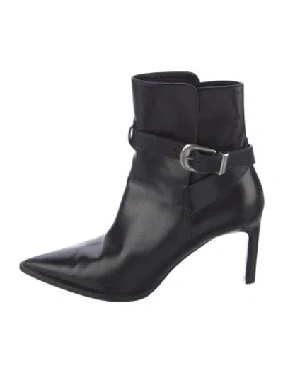 Pre-owned Celine Leather Boots In Black