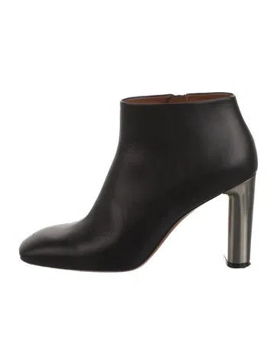 Pre-owned Celine Leather Boots In Black