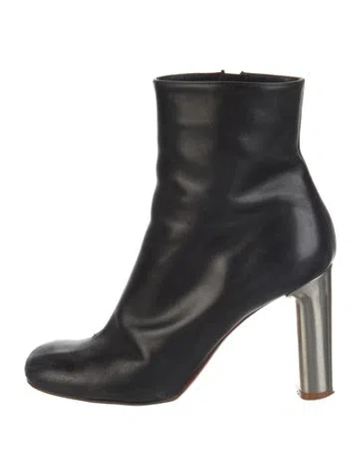Pre-owned Celine Leather Boots In Black