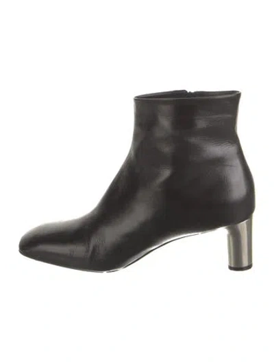 Pre-owned Celine Leather Boots In Black