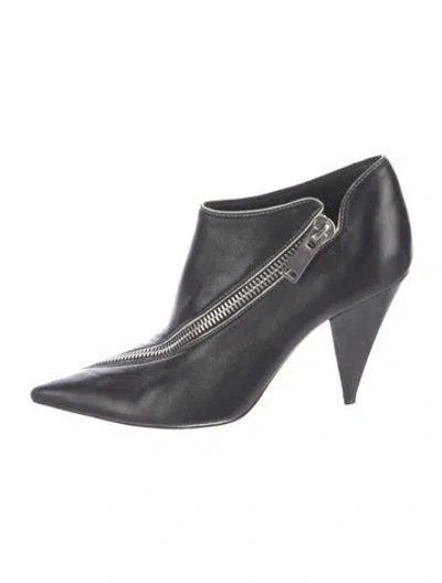 Pre-owned Celine Leather Boots In Black