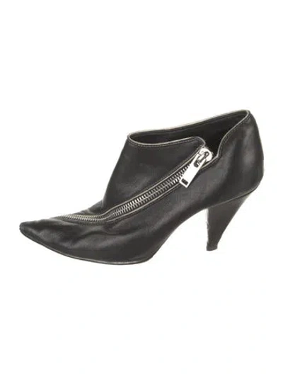 Pre-owned Celine Leather Boots In Black