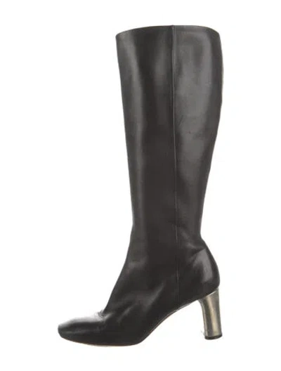 Pre-owned Celine Leather Boots In Black