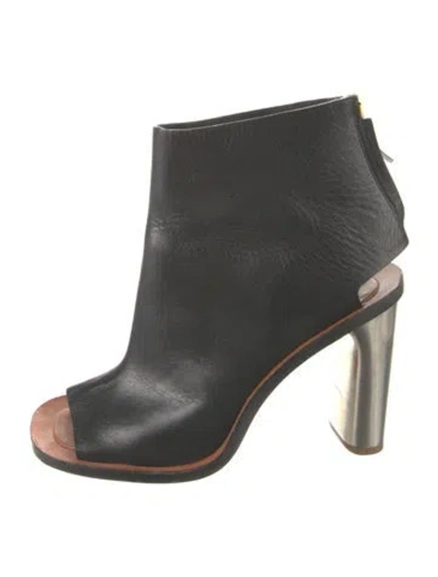 Pre-owned Celine Leather Boots In Black