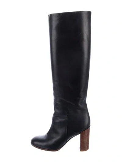 Pre-owned Celine Leather Boots In Black