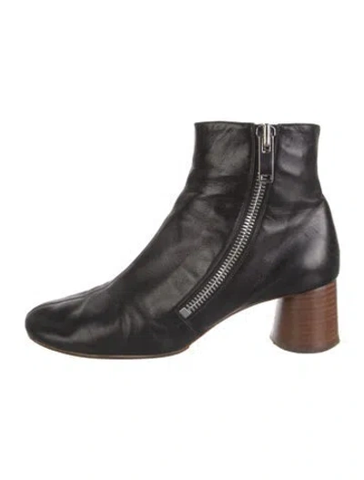 Pre-owned Celine Leather Boots In Black