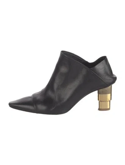 Pre-owned Celine Leather Boots In Black