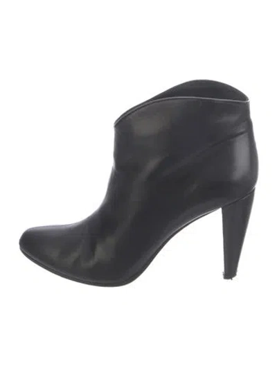 Pre-owned Celine Leather Boots In Black