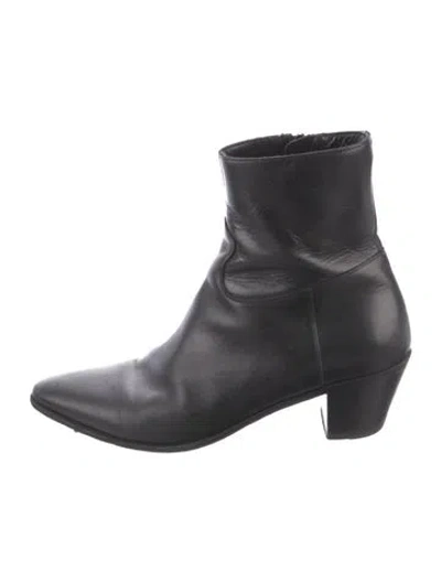 Pre-owned Celine Leather Boots In Black