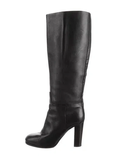 Pre-owned Celine Leather Boots In Black