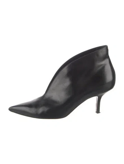 Pre-owned Celine Leather Boots In Black