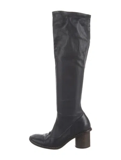 Pre-owned Celine Leather Boots In Black