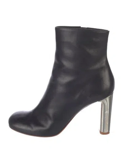 Pre-owned Celine Leather Boots In Blue