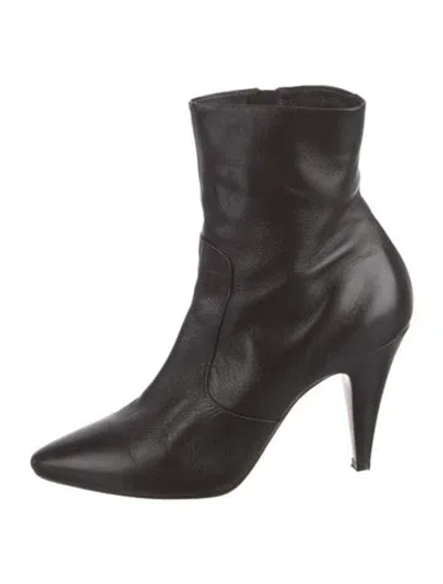 Pre-owned Celine Leather Boots In Brown