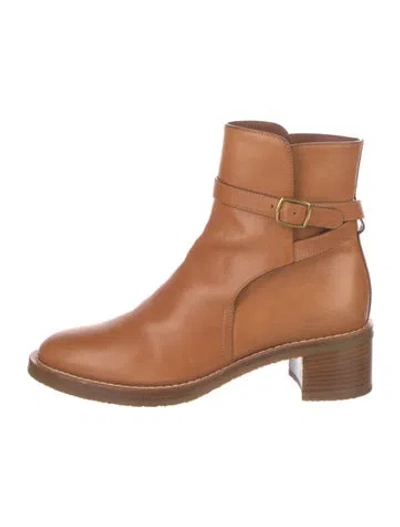 Pre-owned Celine Leather Boots In Brown