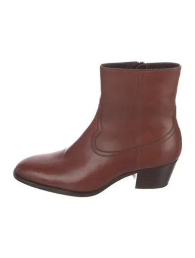 Pre-owned Celine Leather Boots In Brown