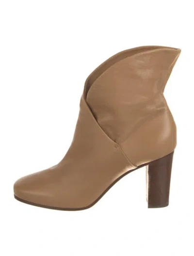 Pre-owned Celine Leather Boots In Brown