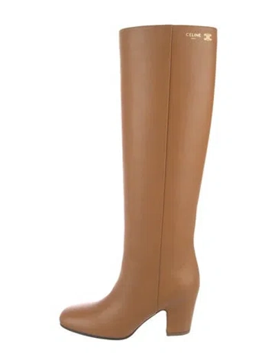 Pre-owned Celine Leather Boots In Brown