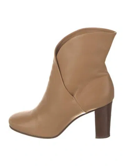 Pre-owned Celine Leather Boots In Neutral