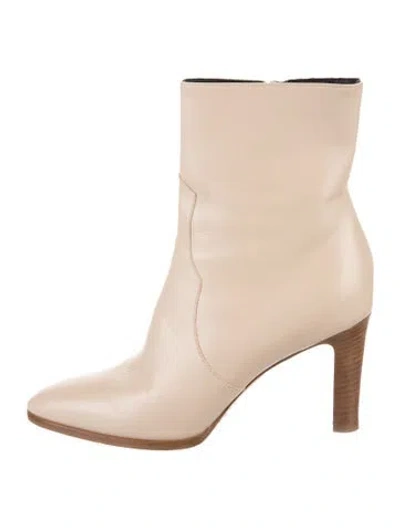 Pre-owned Celine Leather Boots In Neutral