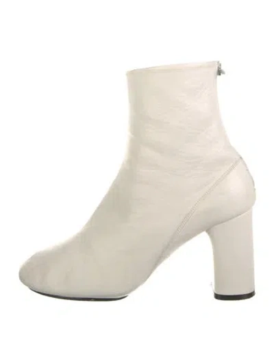 Pre-owned Celine Leather Boots In White