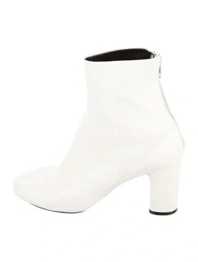 Pre-owned Celine Leather Boots In White