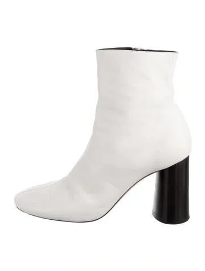 Pre-owned Celine Leather Boots In White