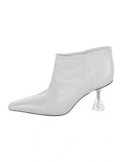 Pre-owned Celine Leather Boots In White