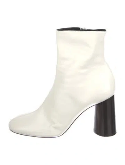 Pre-owned Celine Leather Boots In White