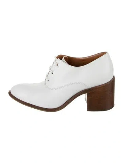 Pre-owned Celine Leather Boots In White