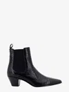Celine Snake-effect Leather Chelsea Boots Men In Black