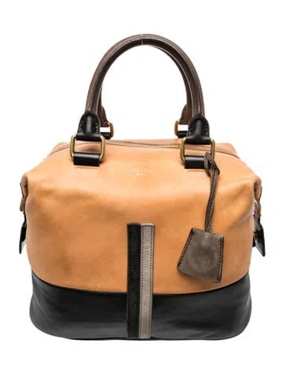 Pre-owned Celine Leather Boston In Black