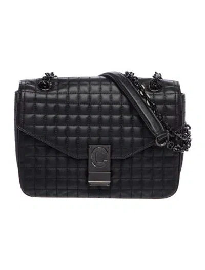 Pre-owned Celine Leather C Bag Small In Black