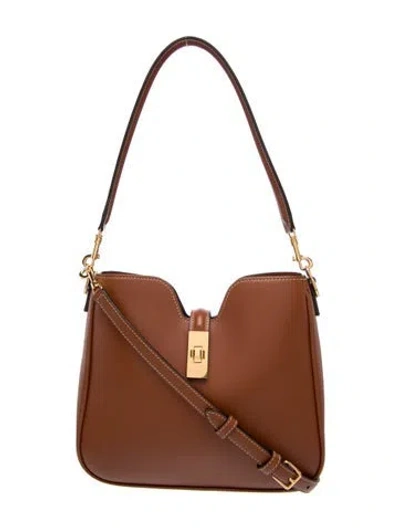 Pre-owned Celine Leather Camille 16 Small 2025 In Brown