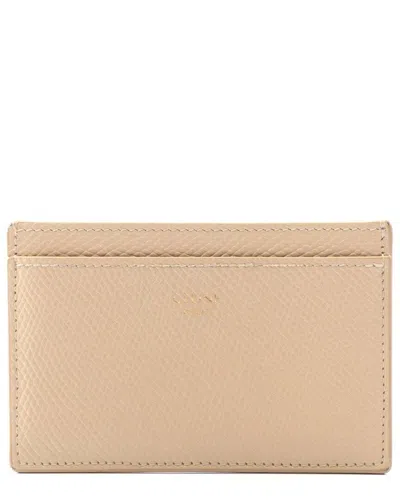 Pre-owned Celine Leather Card Holder Case (authentic Pre-loved)