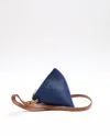 Celine Céline Leather Coin Purse In Blue