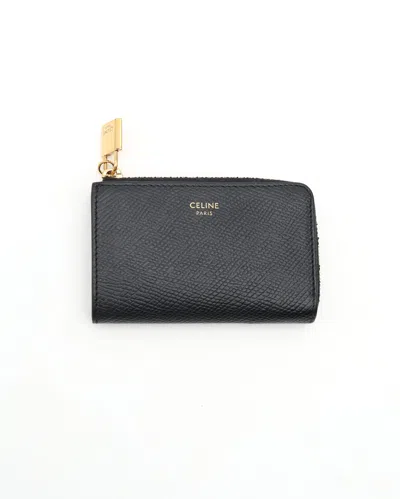 Celine Céline Leather Coin Purse In Multi