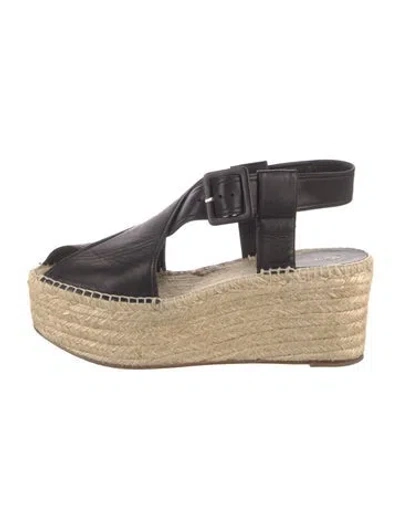 Pre-owned Celine Leather Colorblock Pattern Mules