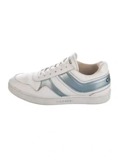 Pre-owned Celine Leather Colorblock Pattern Sneakers In Multi