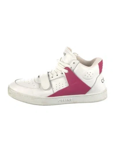 Pre-owned Celine Leather Colorblock Pattern Sneakers In Multi