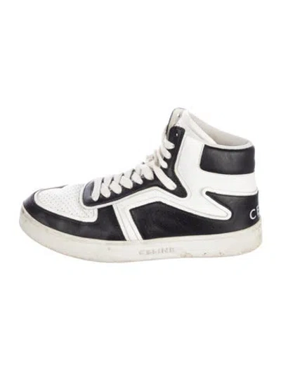 Pre-owned Celine Leather Colorblock Pattern Sneakers In Multi
